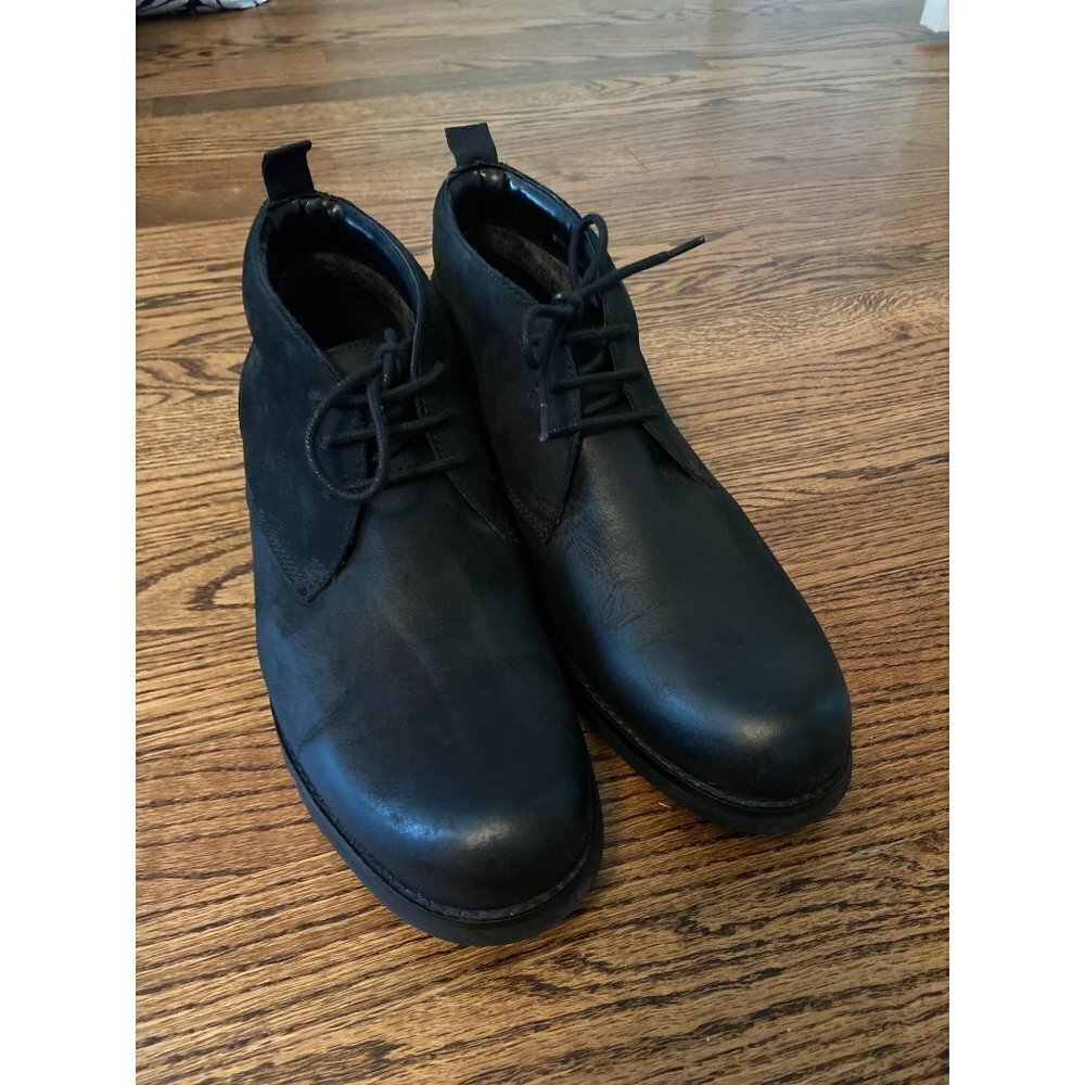 Blondo | Gary Waterproof Black‎ Leather Chukka Boot